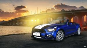 2018 Ford Mustang GT Convertible with White Strips by Vilner
